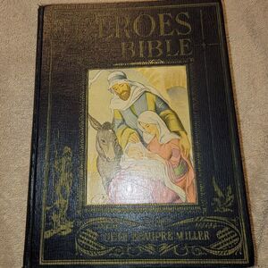 Heroes of the Bible by Olive beaupre Miller first edition 1940, signed by author